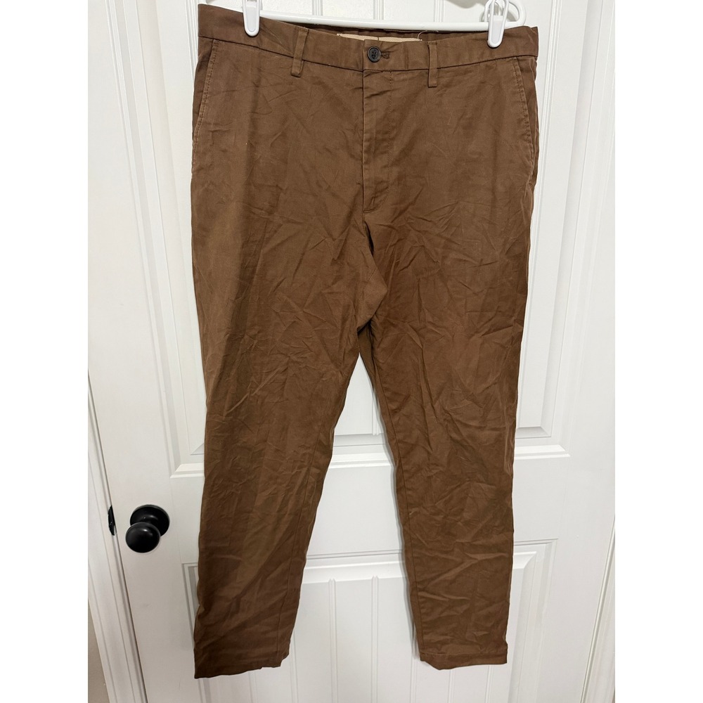 Banana Republic Pants Mens 34 Lived-In Chino Athletic Fit Brown EUC